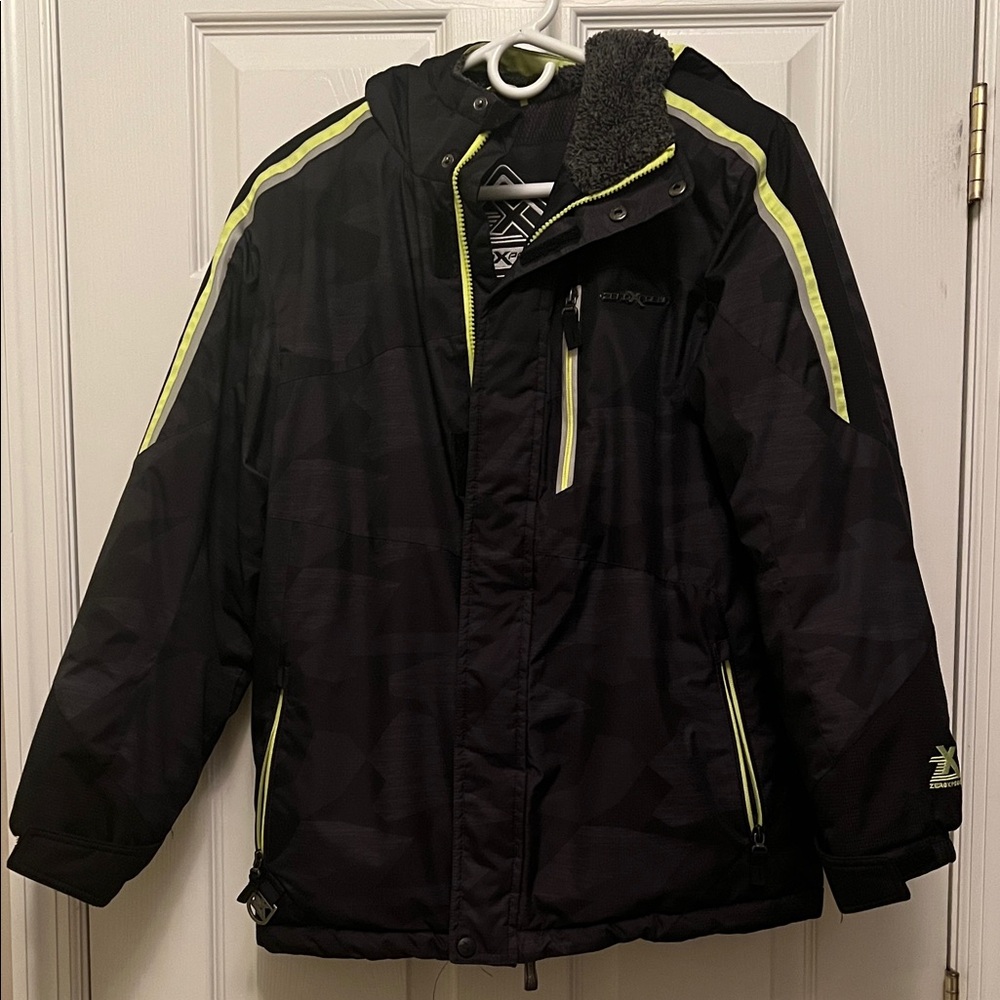 ZeroXposur Black Jacket with Yellow Highlights